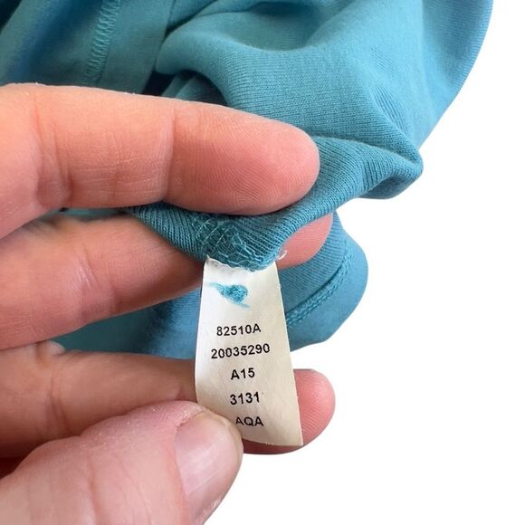 Duluth Trading Co. Blue Short Sleeve Button Front Size medium - Picture 9 of 12